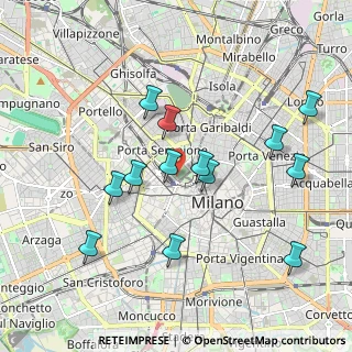 Mappa Via Stefano Jacini, 20121 Milano MI, Italia (1.89538)