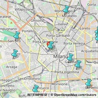 Mappa Via Stefano Jacini, 20121 Milano MI, Italia (3.52154)