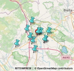 Mappa Via Francesco Ruffini, 10015 Ivrea TO, Italia (4.24)