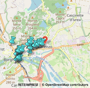 Mappa Via Francesco Ruffini, 10015 Ivrea TO, Italia (0.979)