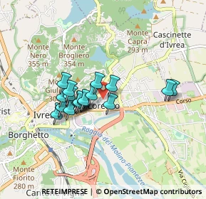 Mappa Via Francesco Ruffini, 10015 Ivrea TO, Italia (0.6565)