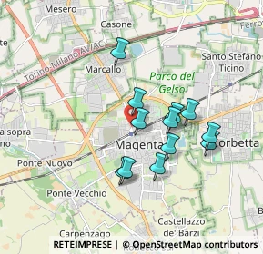 Mappa Via Espinasse, 20031 Magenta MI, Italia (1.46333)