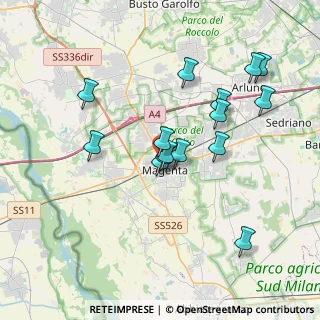 Mappa Via Espinasse, 20031 Magenta MI, Italia (3.41733)