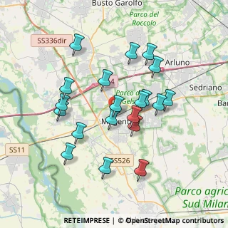 Mappa Via Espinasse, 20031 Magenta MI, Italia (3.374)