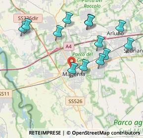 Mappa Via Espinasse, 20031 Magenta MI, Italia (4.17462)