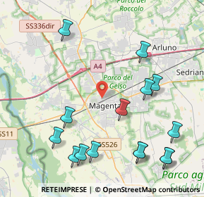 Mappa Via Espinasse, 20031 Magenta MI, Italia (5.05133)