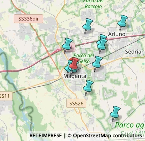 Mappa Via Espinasse, 20031 Magenta MI, Italia (3.06909)