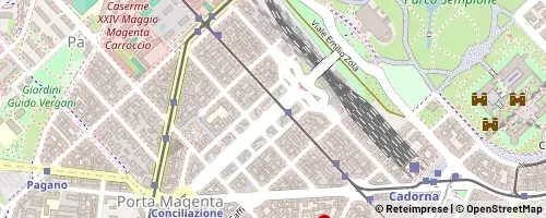 Mappa Milan