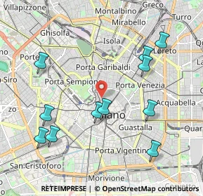 Mappa Via del Carmine, 20121 Milano MI, Italia (2.21273)