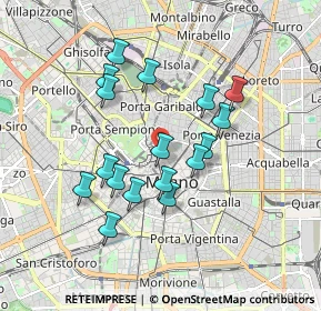 Mappa Via del Carmine, 20121 Milano MI, Italia (1.58412)
