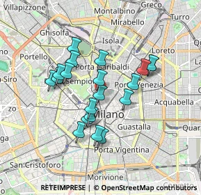 Mappa Via del Carmine, 20121 Milano MI, Italia (1.475)
