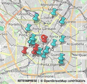 Mappa Via del Carmine, 20121 Milano MI, Italia (1.578)