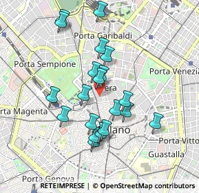 Mappa Via del Carmine, 20121 Milano MI, Italia (0.823)