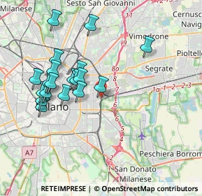 Mappa Via Francesco Villa, 20134 Milano MI, Italia (3.73158)