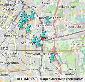 Mappa Via Francesco Villa, 20134 Milano MI, Italia (1.72909)