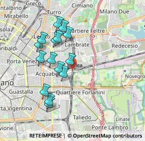 Mappa Via Francesco Villa, 20134 Milano MI, Italia (1.69733)