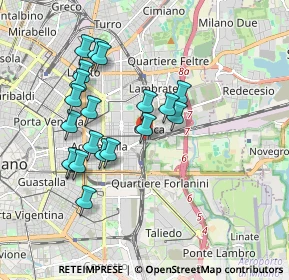 Mappa Via Francesco Villa, 20134 Milano MI, Italia (1.728)
