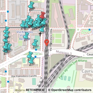 Mappa Via Francesco Villa, 20134 Milano MI, Italia (0.14138)