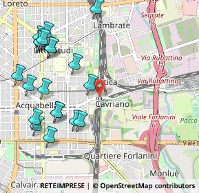 Mappa Via Francesco Villa, 20134 Milano MI, Italia (1.2395)