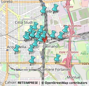 Mappa Via Francesco Villa, 20134 Milano MI, Italia (0.7395)