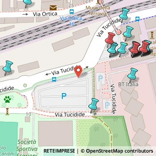 Mappa Via Tucidide, 20134 Milano MI, Italia (0.1)