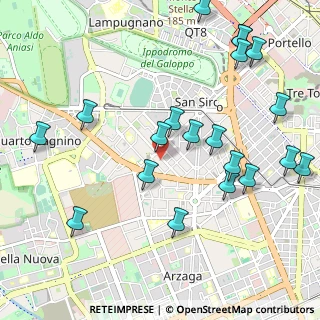 Mappa Via Alfonso Capecelatro, 20148 Milano MI, Italia (1.219)