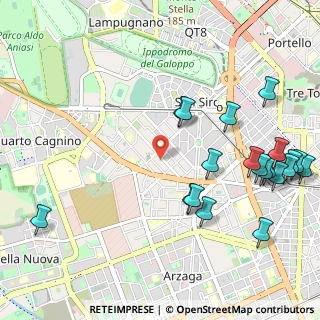 Mappa Via Alfonso Capecelatro, 20148 Milano MI, Italia (1.3065)