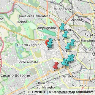 Mappa Via Alfonso Capecelatro, 20148 Milano MI, Italia (1.76818)