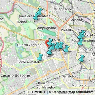 Mappa Via Alfonso Capecelatro, 20148 Milano MI, Italia (1.79857)