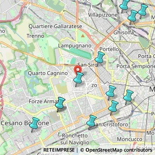 Mappa Via Alfonso Capecelatro, 20148 Milano MI, Italia (2.8625)