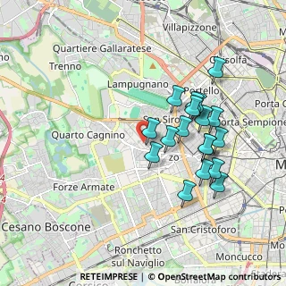 Mappa Via Alfonso Capecelatro, 20148 Milano MI, Italia (1.69368)