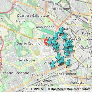 Mappa Via Alfonso Capecelatro, 20148 Milano MI, Italia (1.7005)