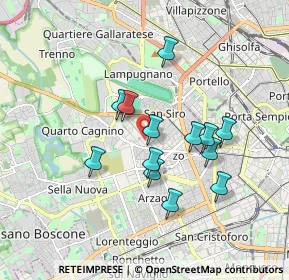 Mappa Via Alfonso Capecelatro, 20148 Milano MI, Italia (1.49692)