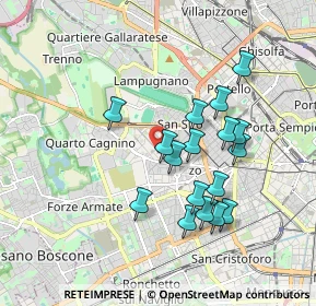 Mappa Via Alfonso Capecelatro, 20148 Milano MI, Italia (1.64706)