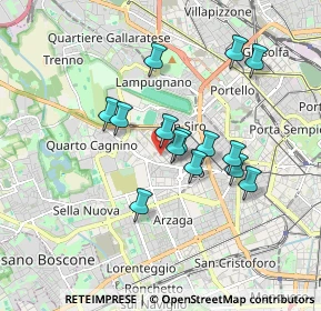 Mappa Via Alfonso Capecelatro, 20148 Milano MI, Italia (1.46643)