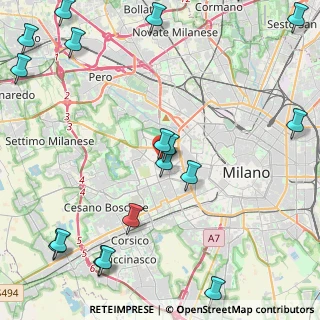 Mappa Via Alfonso Capecelatro, 20148 Milano MI, Italia (6.29611)