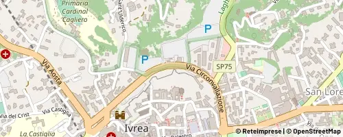 Mappa Ivrea