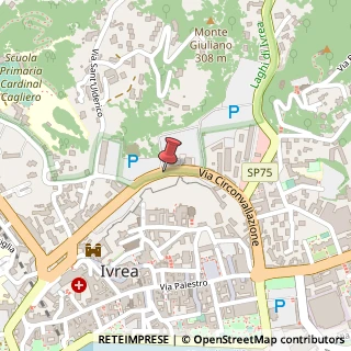 Mappa Via Circonvallazione, 4, 10010 Ivrea, Torino (Piemonte)
