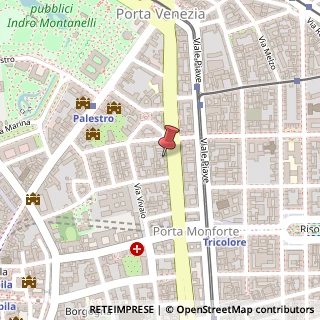Mappa Viale Luigi Majno, 19, 20122 Milano, Milano (Lombardia)
