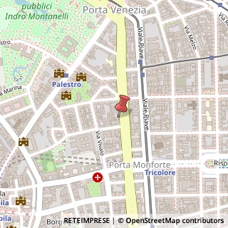 Mappa Viale Luigi Majno, 17a, 20122 Milano, Milano (Lombardia)