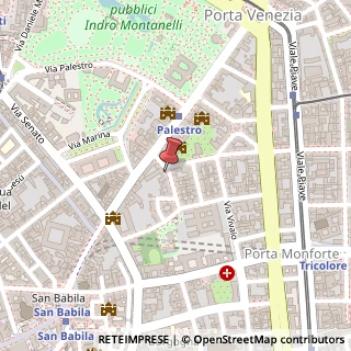Mappa Via Gabrio Serbelloni, 4, 20122 Milano, Milano (Lombardia)