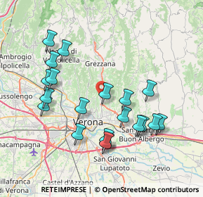 Mappa Piazza Penne Mozze, 37142 Poiano VR, Italia (7.7075)