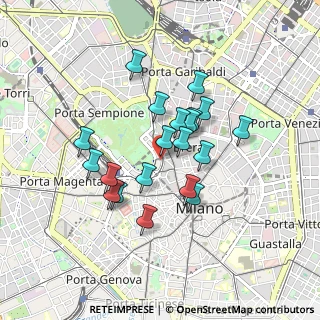 Mappa Via Quintino Sella, 20121 Milano MI, Italia (0.712)