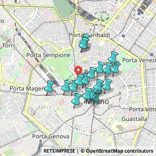 Mappa Via Quintino Sella, 20121 Milano MI, Italia (0.699)