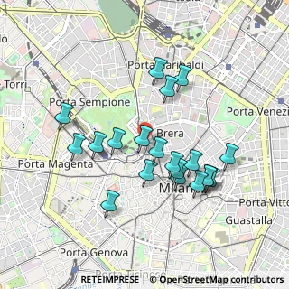 Mappa Via Quintino Sella, 20121 Milano MI, Italia (0.868)