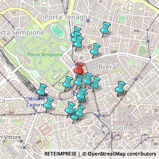 Mappa Via Quintino Sella, 20121 Milano MI, Italia (0.426)