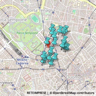 Mappa Via Quintino Sella, 20121 Milano MI, Italia (0.313)