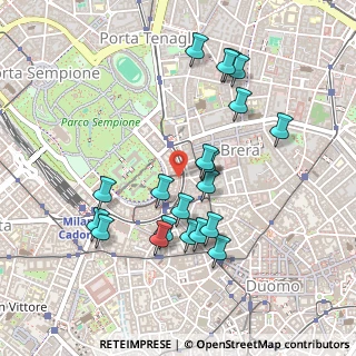 Mappa Via Quintino Sella, 20121 Milano MI, Italia (0.469)