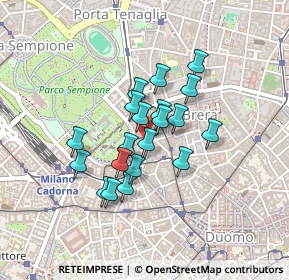Mappa Via Quintino Sella, 20121 Milano MI, Italia (0.3155)