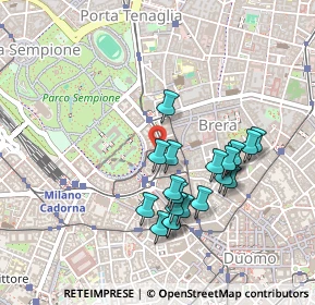 Mappa Via Quintino Sella, 20121 Milano MI, Italia (0.425)